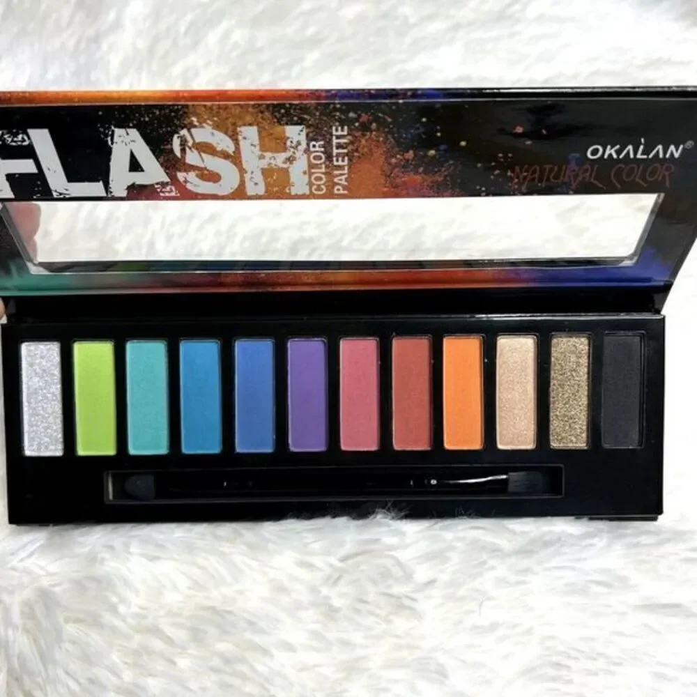 OKALAN FLASH COLOR PALETTE 12 Color‎ Eyeshadow Palette